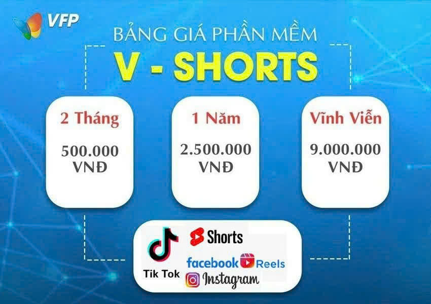 V-Shorts: Tự Động Hóa Facebook Toàn Diện - Từ Nuôi Nick Đến Bán Hàng A-Z - Ảnh chính
